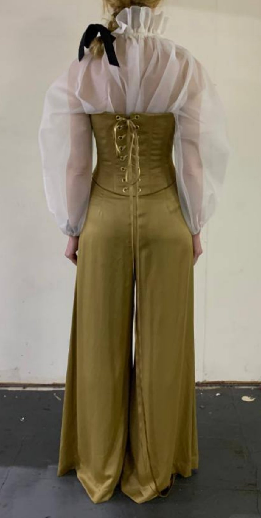 Gold Corset — Back Construction