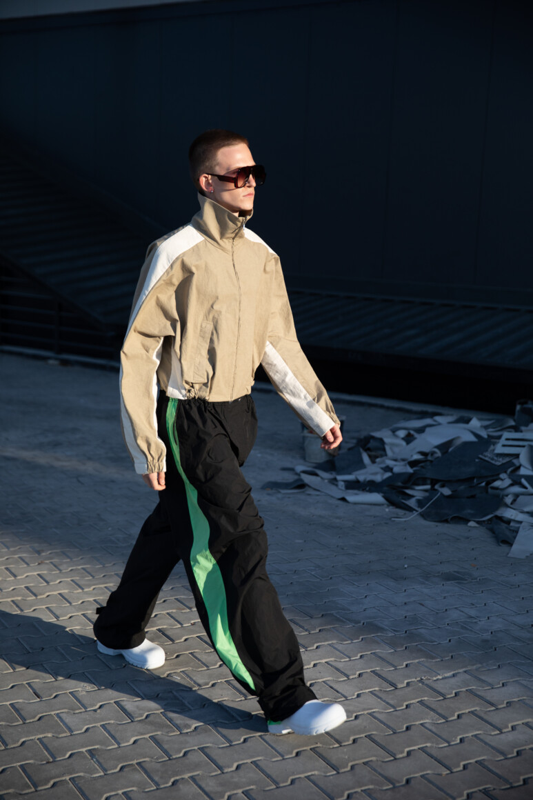 Menswear — Colour Block Jacket