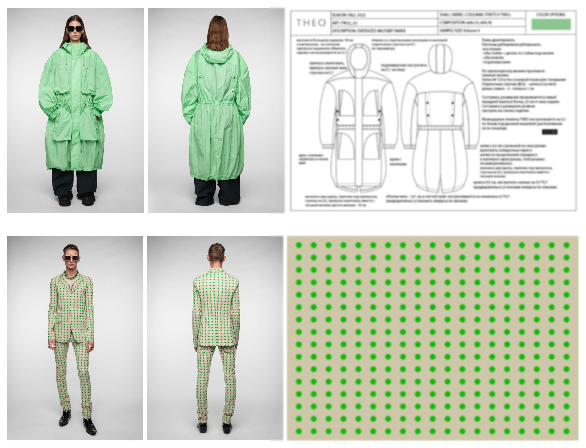 Tech Pack — Green Parka